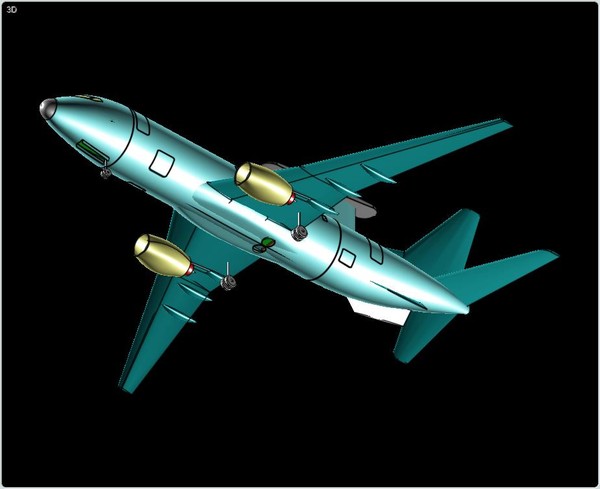 3d wedgetail aew aircraft model - Wedgetail AEW/Recon Aircraft Assembly Model by RodgerSaintJohn